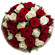 букет из красных и белых роз. Торонто